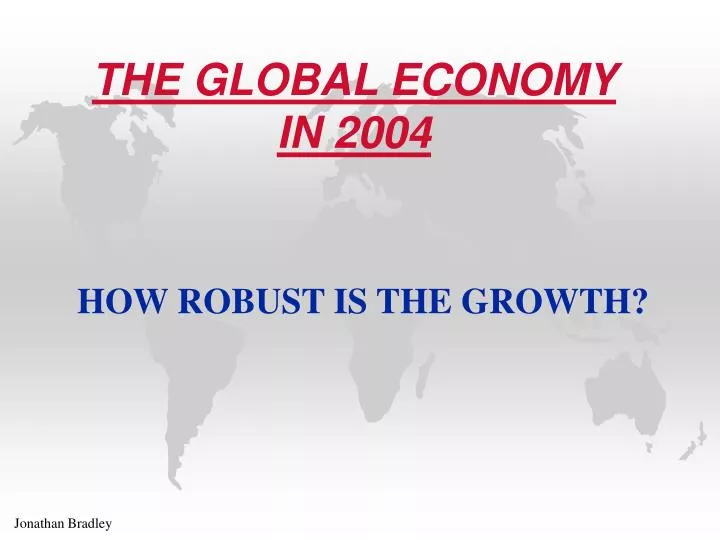 the global economy in 2004