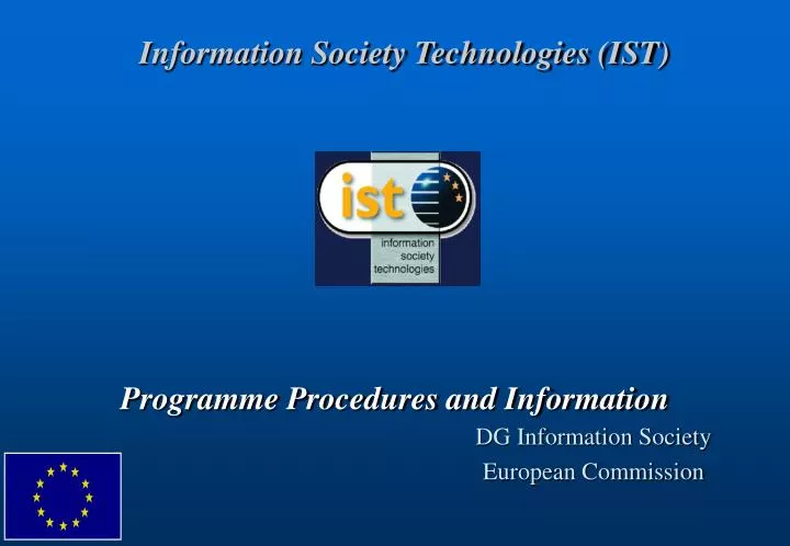 programme procedures and information
