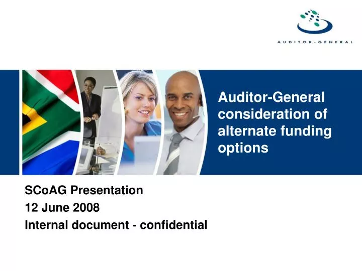 auditor general consideration of alternate funding options