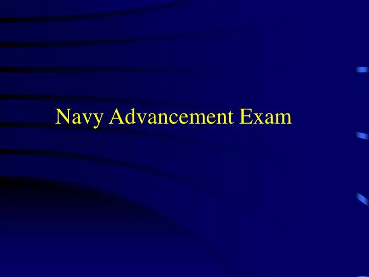 navy advancement exam