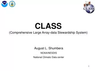 CLASS (Comprehensive Large Array-data Stewardship System)