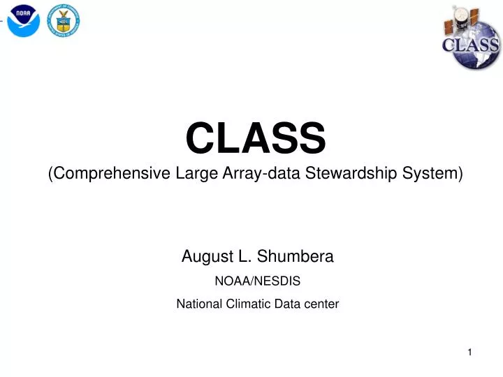 class comprehensive large array data stewardship system