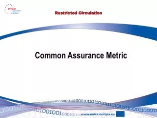 Common Assurance Metric