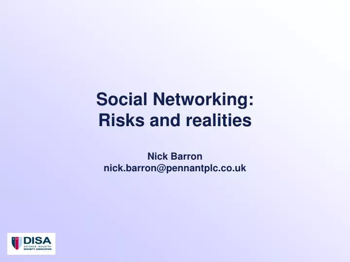 social networking risks and realities