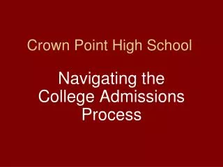 Crown Point High School