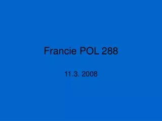 francie pol 288