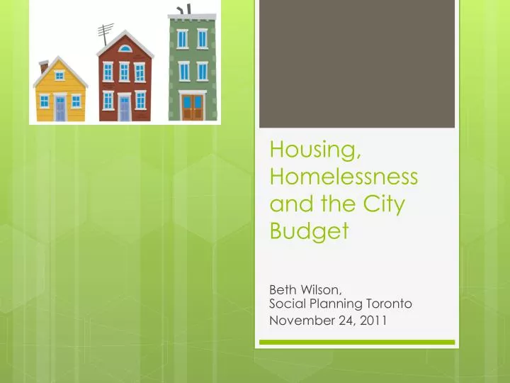 housing homelessness and the city budget