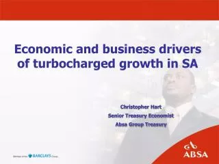 Economic and business drivers of turbocharged growth in SA