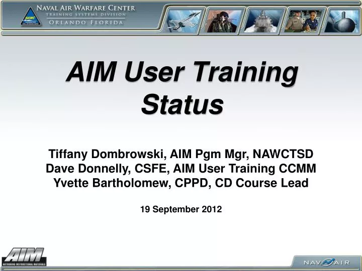 aim user training status