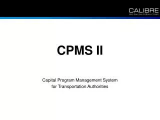 CPMS II