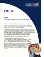 Nortel 922-111 Exam Guide: Pass Your Certification with Ease - slide 1