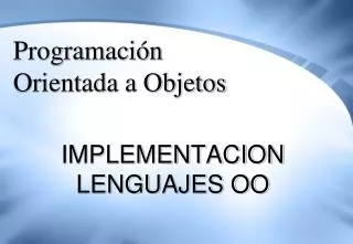 programaci n orientada a objetos