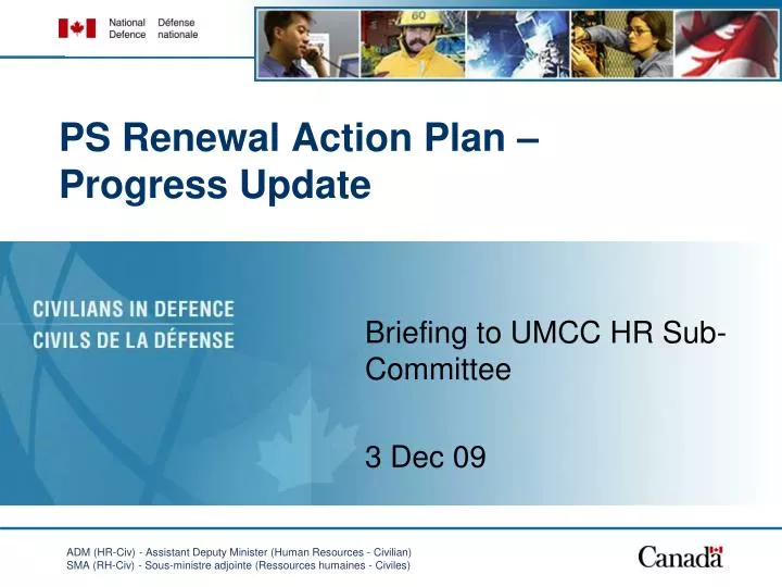 ps renewal action plan progress update