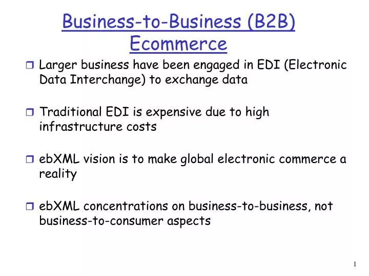 business to business b2b ecommerce