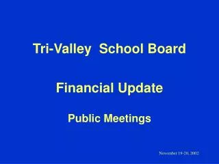 Tri-Valley School Board
