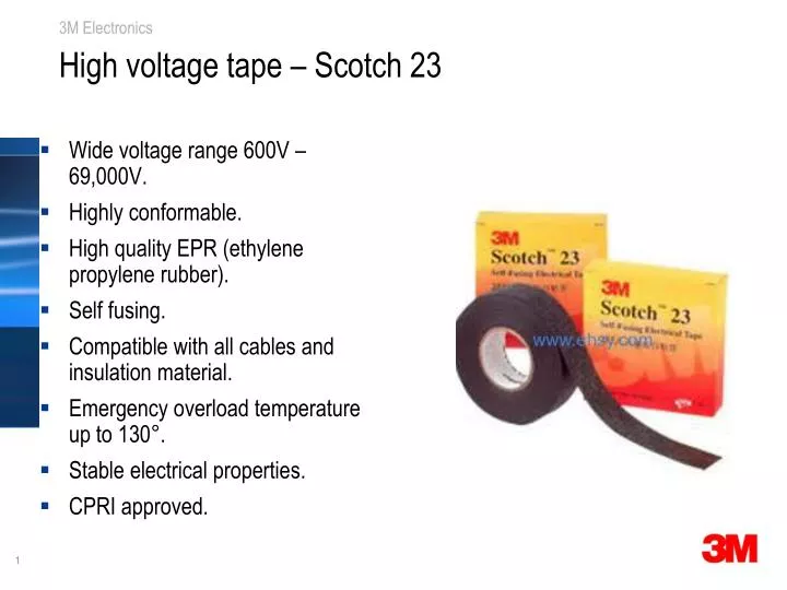 high voltage tape scotch 23