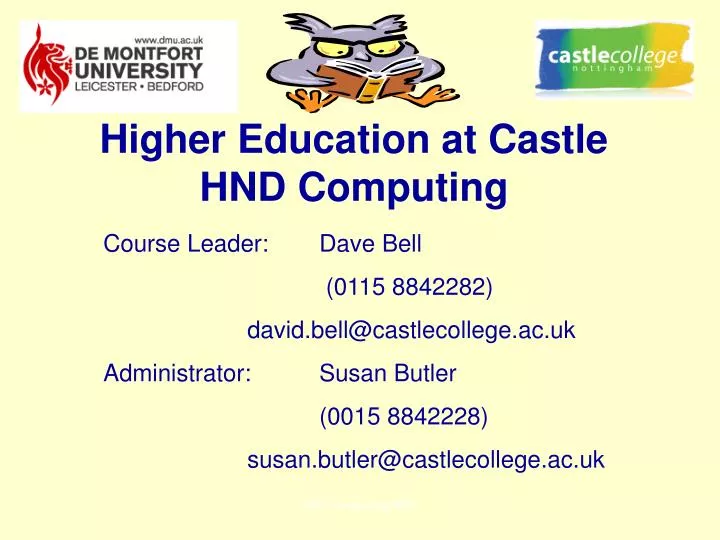 higher education at castle hnd computing
