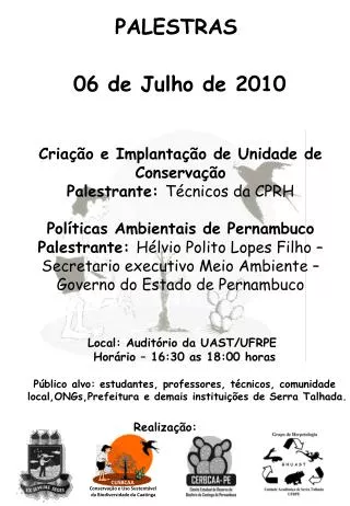 palestras