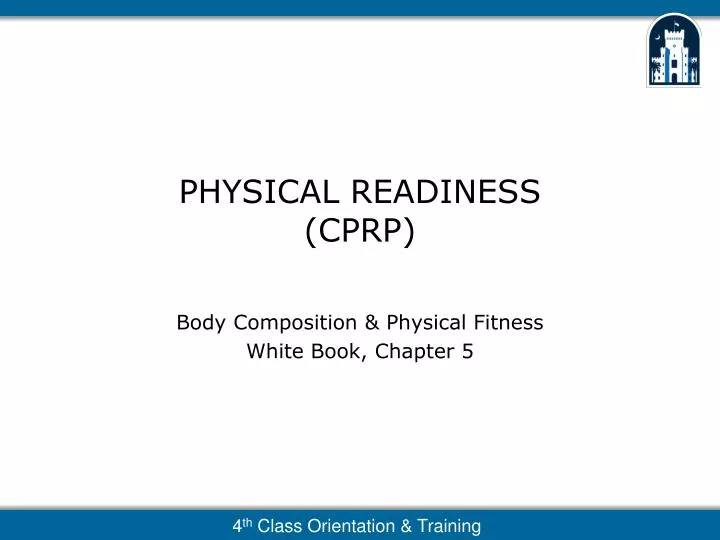 physical readiness cprp