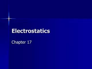 Electrostatics