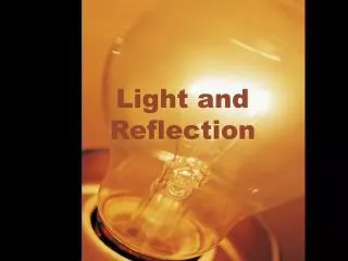 Light and Reflection