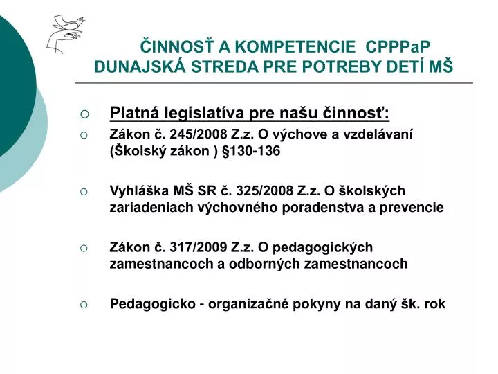 innos a kompetencie cpppap dunajsk streda pre potreby det m