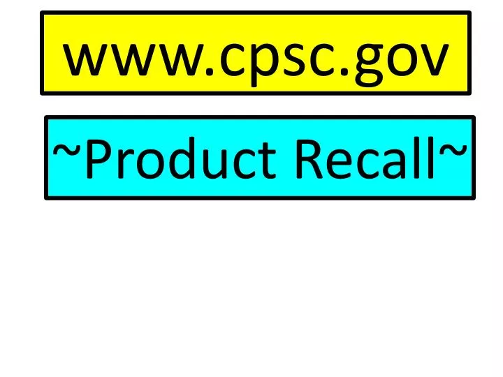 www cpsc gov
