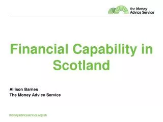 Financial Capability in Scotland