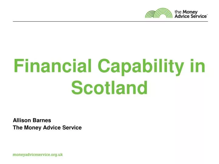 financial capability in scotland