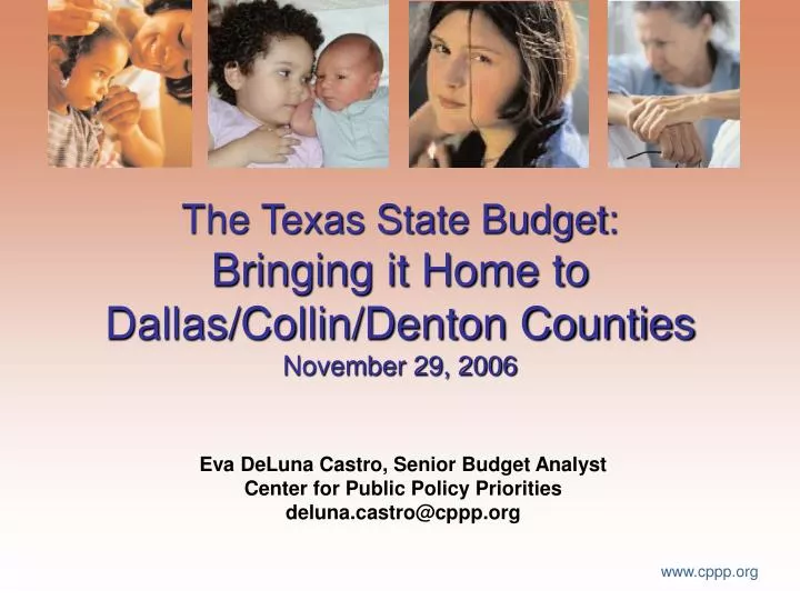 the texas state budget bringing it home to dallas collin denton counties november 29 2006