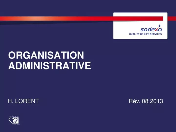 organisation administrative