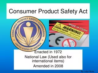 Consumer Product Safety Act