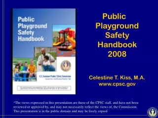 Public Playground Safety Handbook 2008