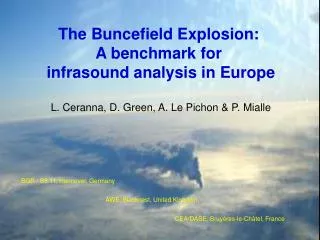 The Buncefield Explosion: A benchmark for infrasound analysis in Europe