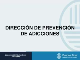direcci n de prevenci n de adicciones