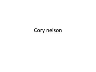 Cory nelson