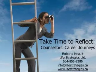 Take Time to Reflect: Counsellors' Career Journeys