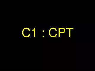 c1 cpt