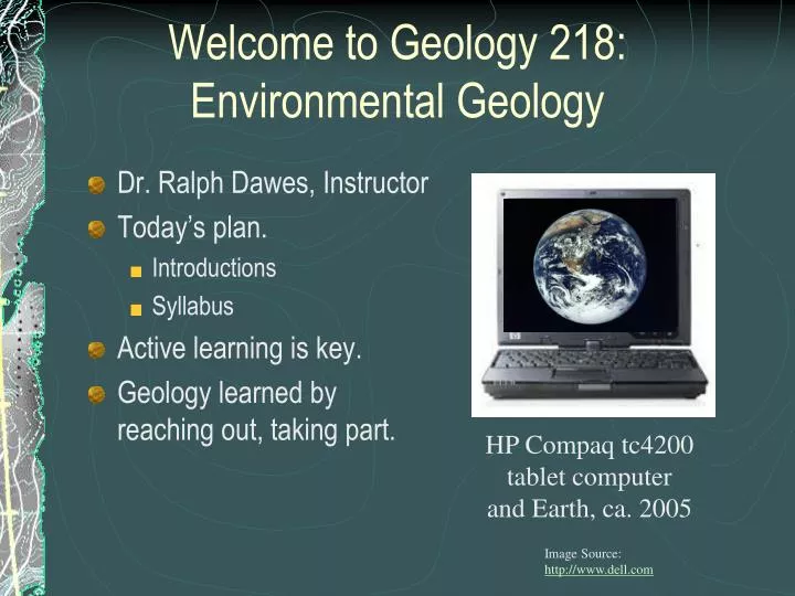 welcome to geology 218 environmental geology