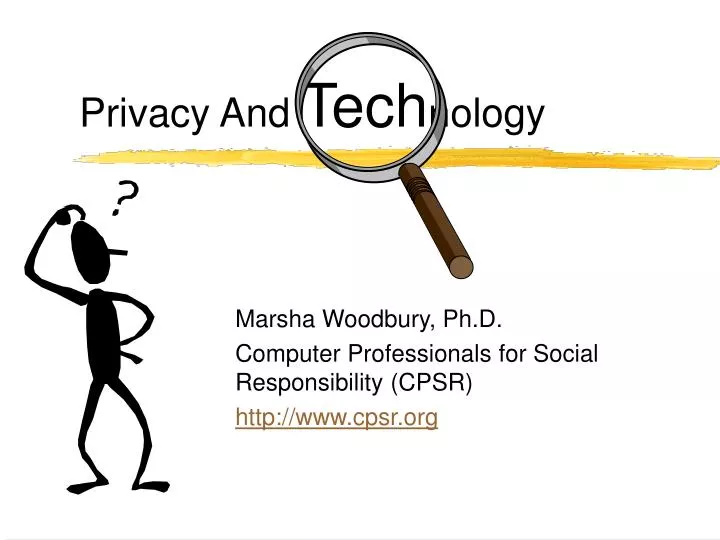 privacy and tech nology