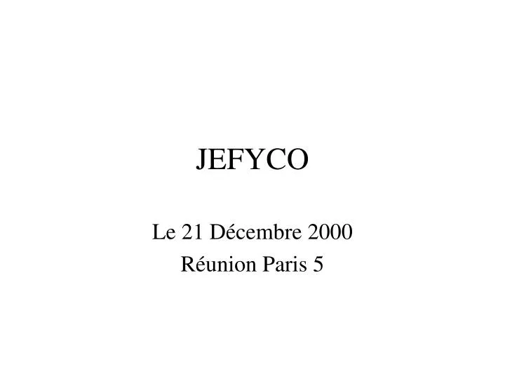 jefyco