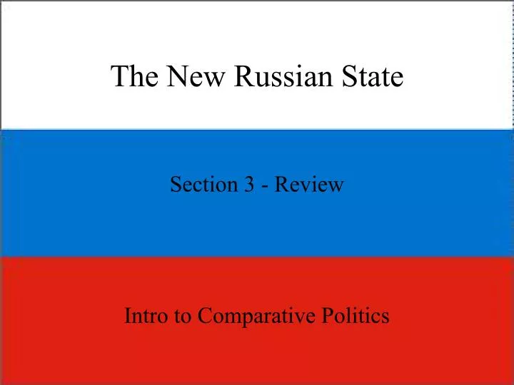 the new russian state