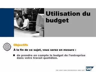 utilisation du budget