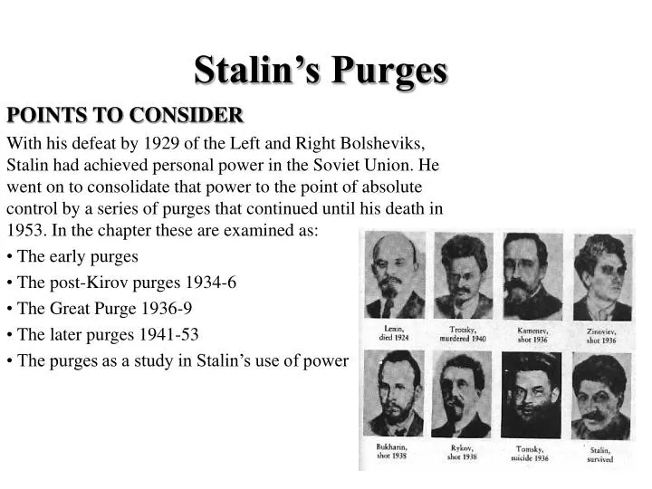 stalin s purges
