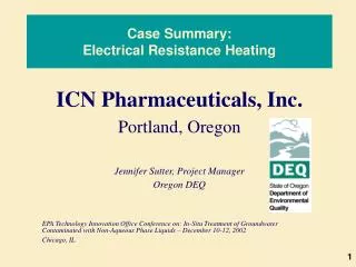 Case Summary: Electrical Resistance Heating