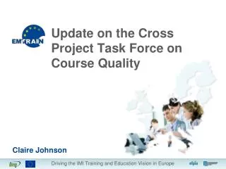 Update on the Cross Project Task Force on Course Quality