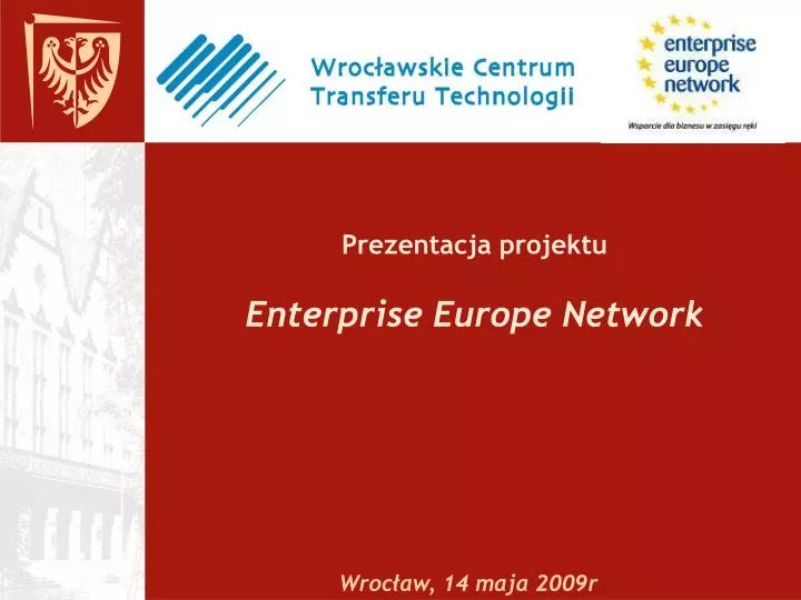 prezentacja projektu enterprise europe network