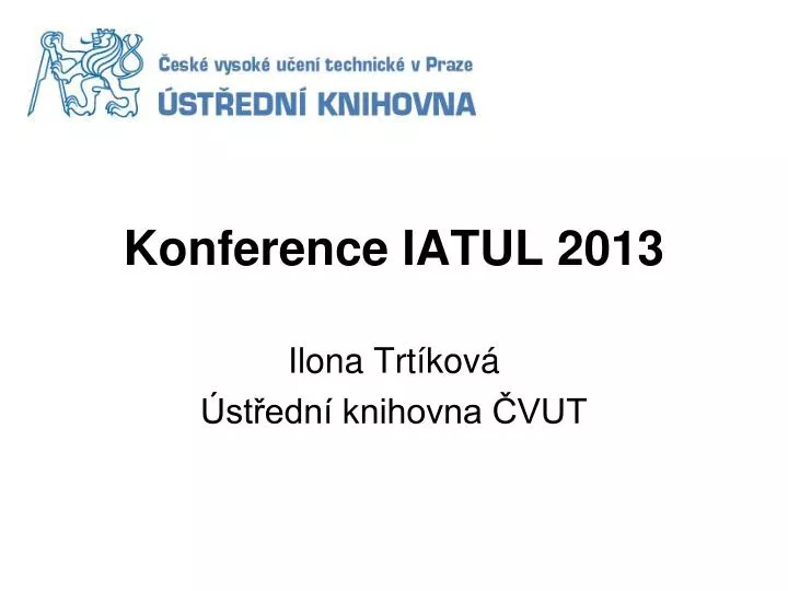 konference iatul 2013