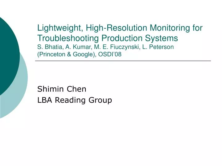 shimin chen lba reading group
