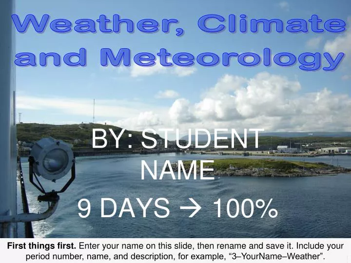 weather climate and meteorology